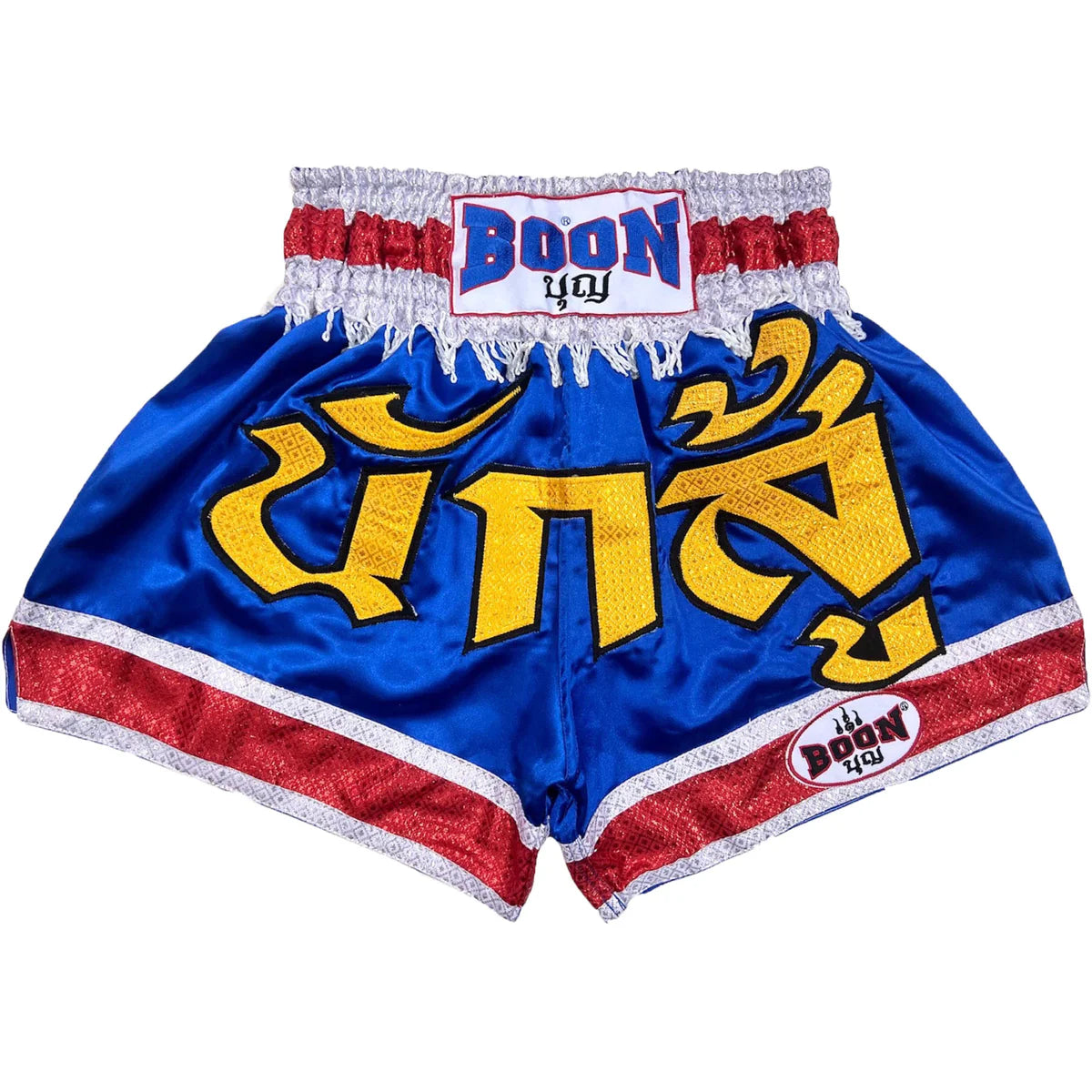 Boon MT05 Muay Thai Shorts BLUE WARRIOR