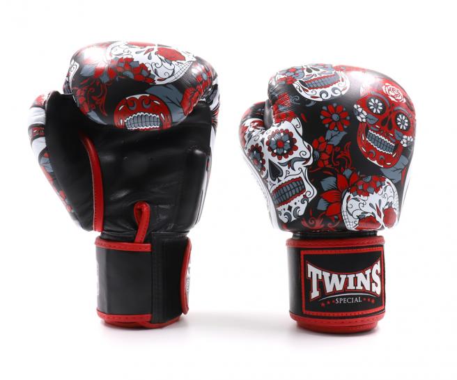 Twins Fancy Boxing Gloves FBGVL3-53 SKULL