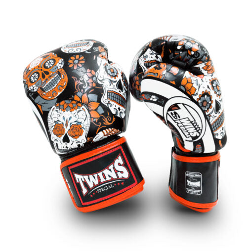 Twins Fancy Boxing Gloves FBGVL3-53 SKULL