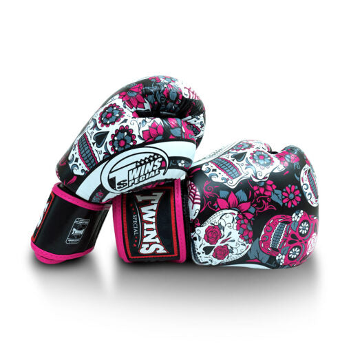 Twins Fancy Boxing Gloves FBGVL3-53 SKULL