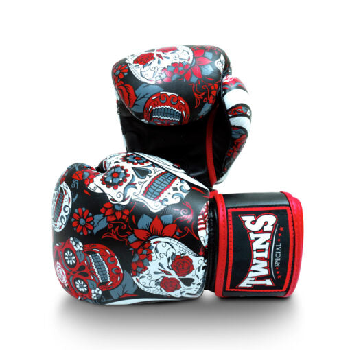 Twins Fancy Boxing Gloves FBGVL3-53 SKULL