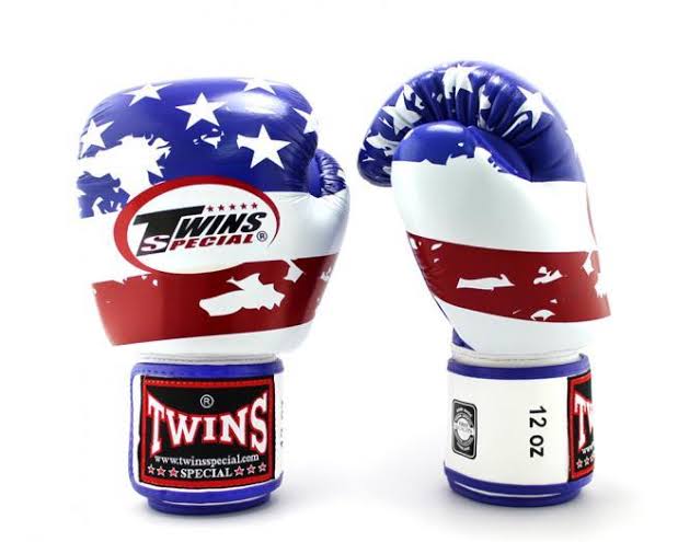 Twins Special Fancy Flag Boxing Gloves FBGVL3-44