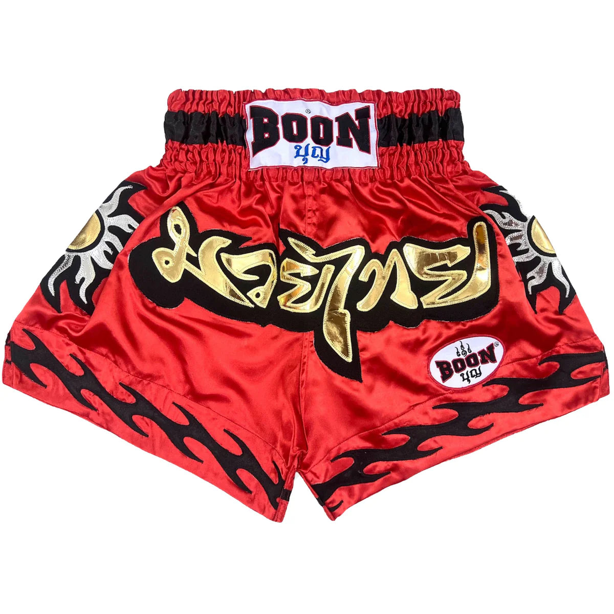 Boon MT25 Muay Thai Shorts RED SUN