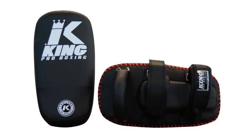King Pro Muay Thai Kicking Pads Double Straps Microfiber