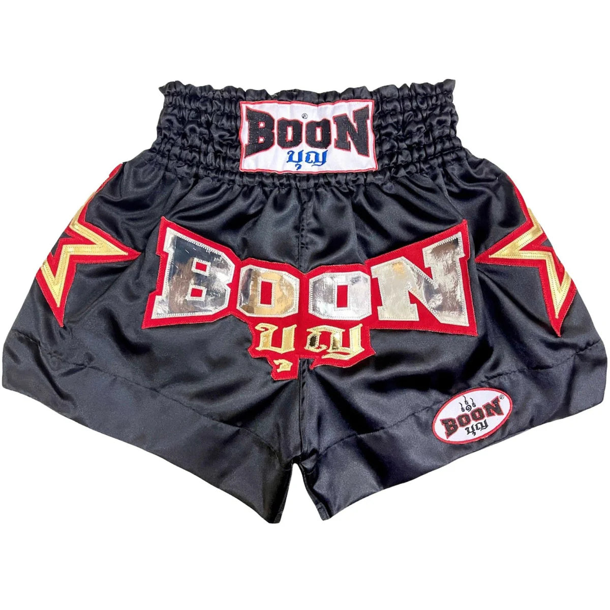 Boon MT09 Muay Thai Shorts Schwarzer Stern