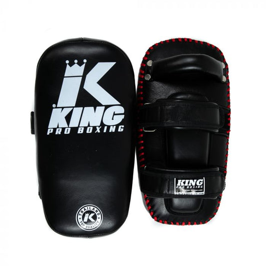 King Pro Muay Thai Kicking Pads Double Straps Microfiber