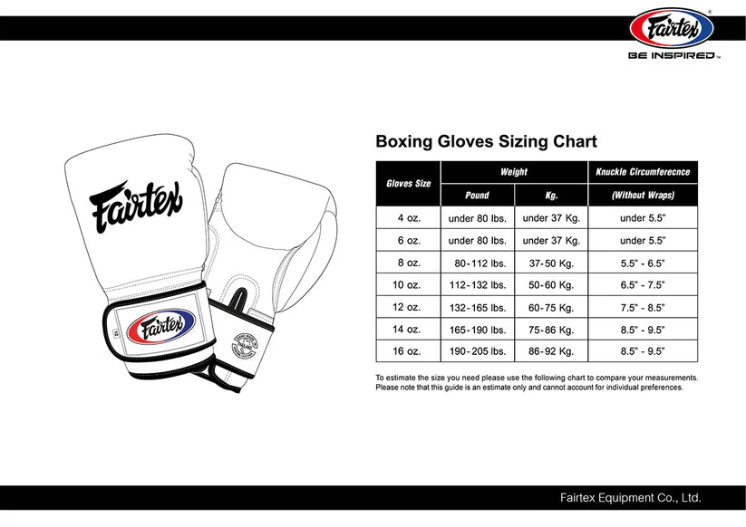 Fairtex Muay Thai BoxhandschuheBGV14SB Superschwarz