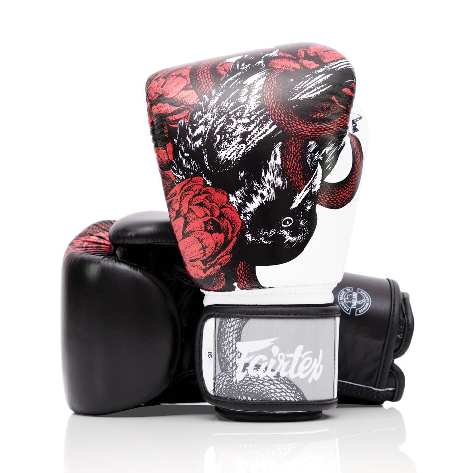 Fairtex Muay Thai Boxhandschuhe BGV24 The Beauty of Survival mit Tasche